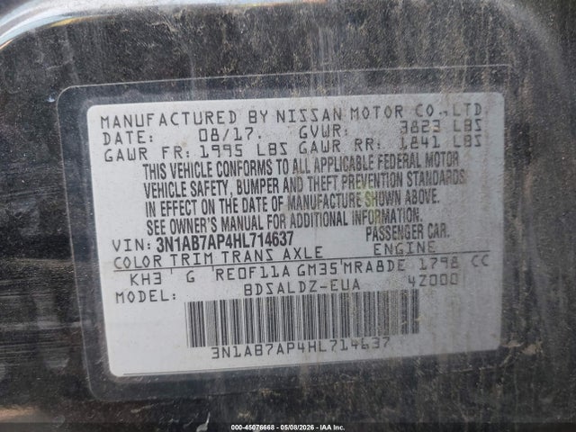Nissan Sentra Sv