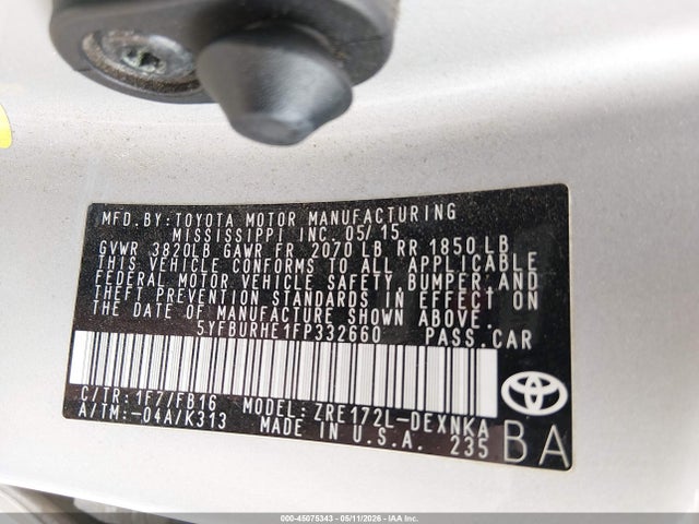 Toyota Corolla Le
