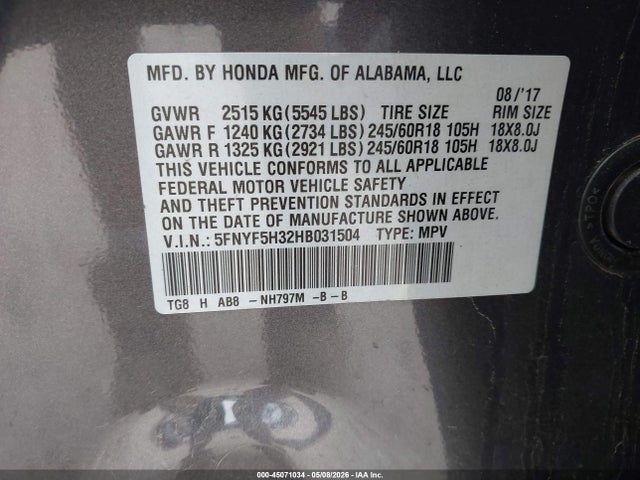 Honda Pilot Ex