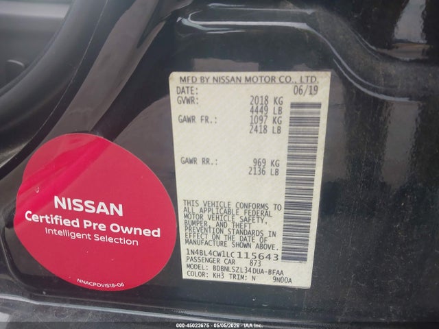Nissan Altima Sr Intelligent Awd