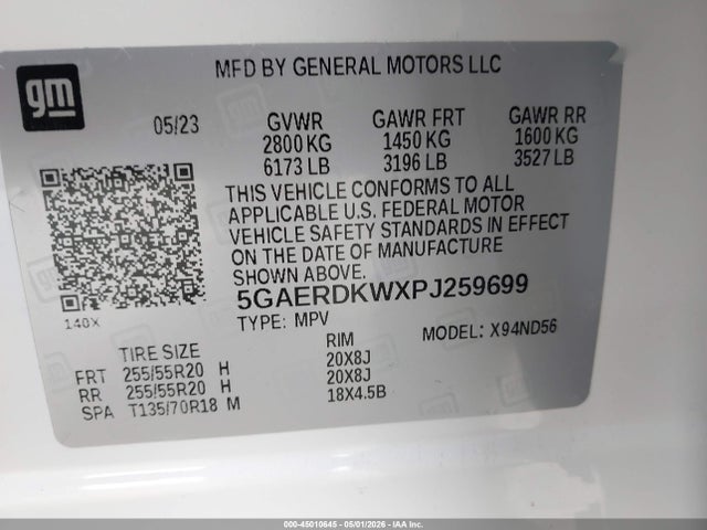 Buick Enclave Avenir Fwd