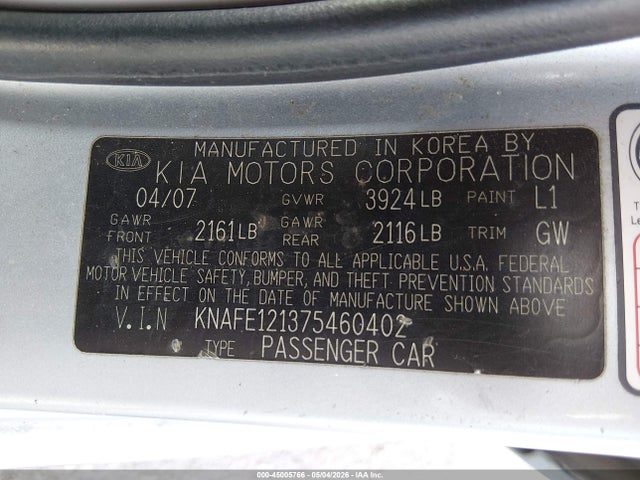 Kia Spectra Ex