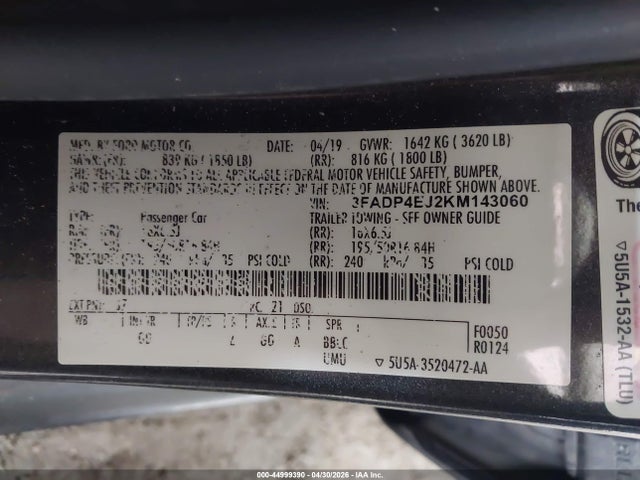 Ford Fiesta Se