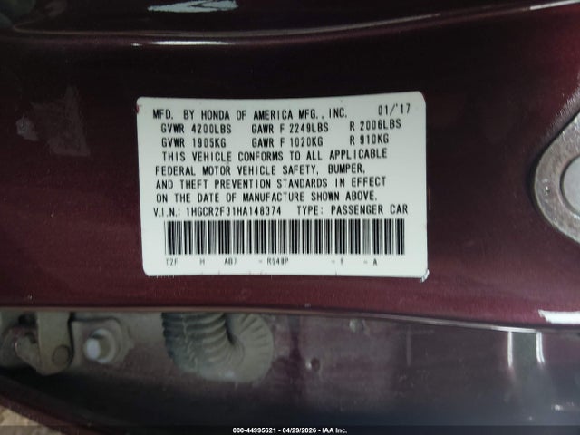 Honda Accord Lx