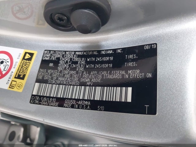 Toyota Highlander Xle