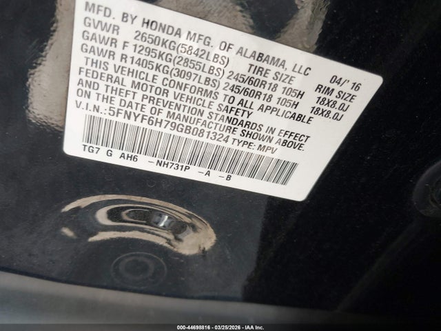 Honda Pilot Ex-l