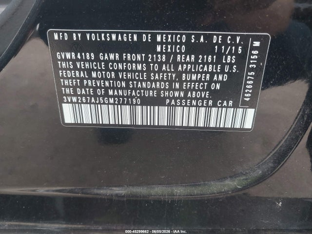 Volkswagen Jetta 1.4t S