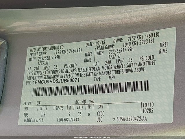 Ford Escape Sel