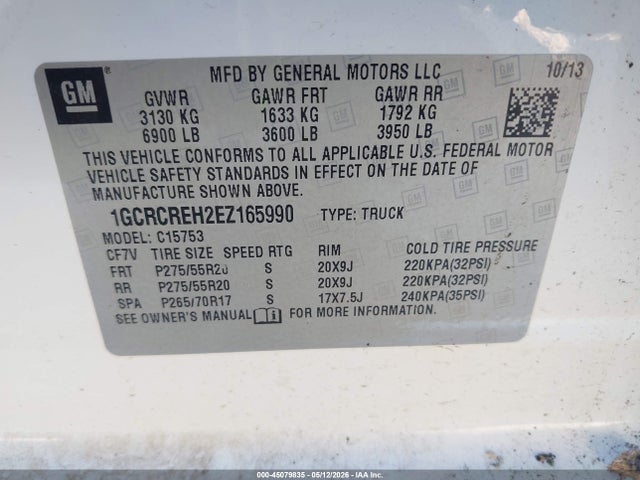 Chevrolet Silverado 1500 1lt