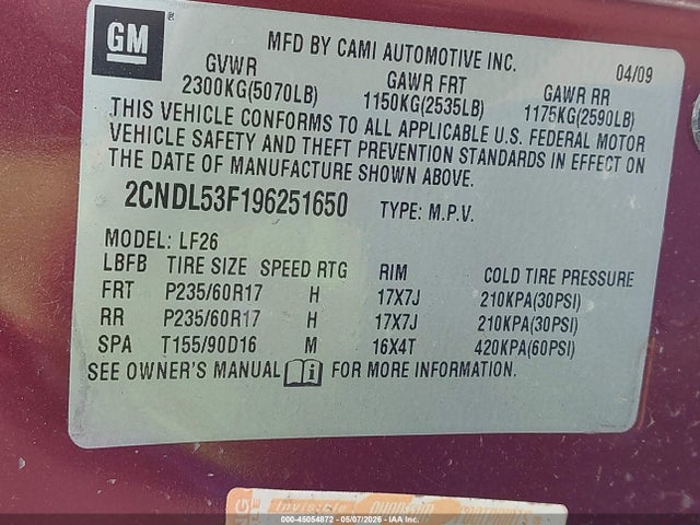 Chevrolet Equinox Lt