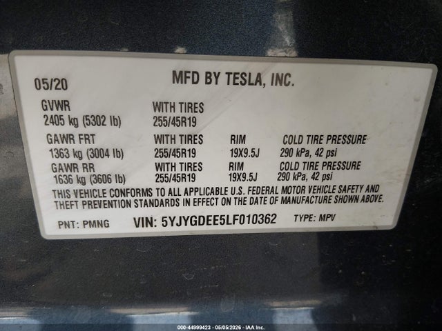 Tesla Model Y Long Range Dual Motor All-wheel Drive