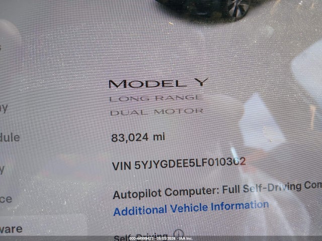 Tesla Model Y Long Range Dual Motor All-wheel Drive