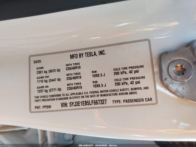 Tesla Model 3 Long Range Dual Motor All-wheel Drive