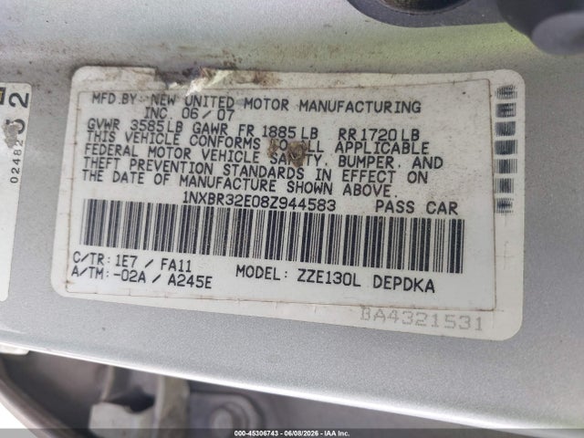 Toyota Corolla Ce