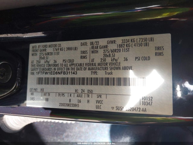 Ford F-150 Platinum