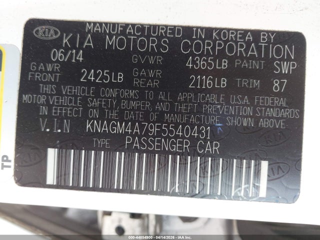 Kia Optima Lx