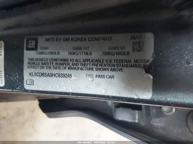 Chevrolet Spark 1lt Cvt