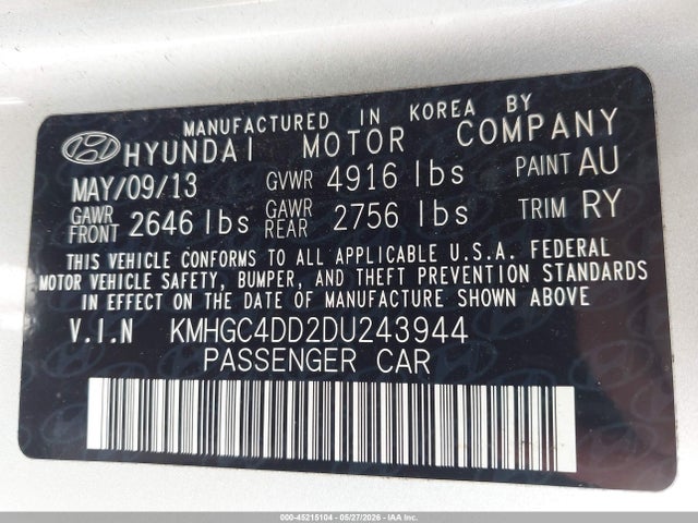 Hyundai Genesis 3.8
