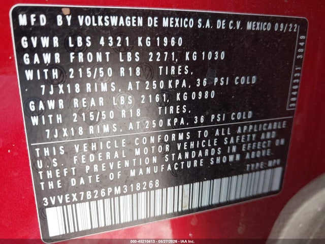Volkswagen Taos 1.5t Se