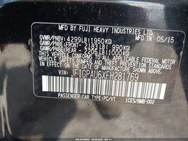 Subaru Impreza 2.0i Sport Premium