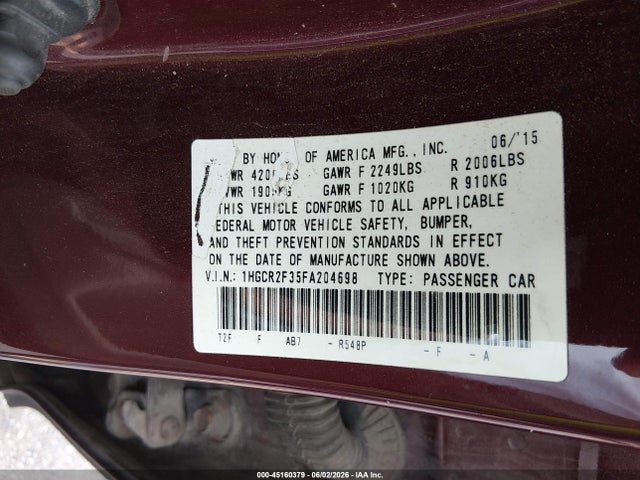 Honda Accord Lx