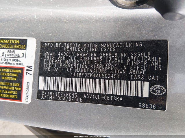 Toyota Camry Se