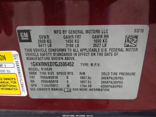 GMC Acadia Sle-1