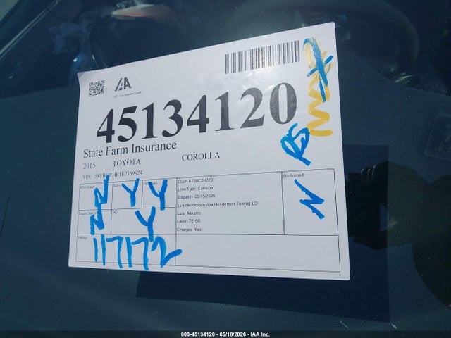 Toyota Corolla Le Plus