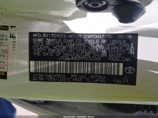 Toyota Corolla Le