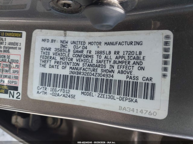 Toyota Corolla S