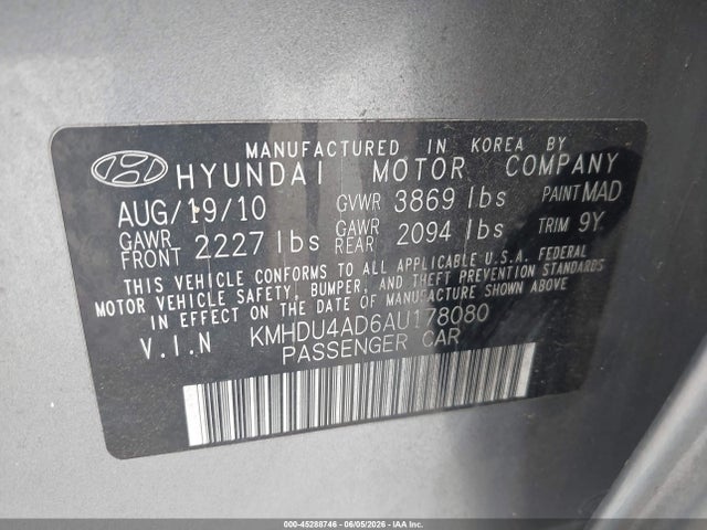 Hyundai ELANTRA Gls