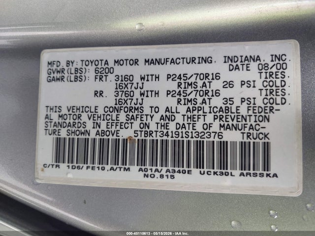 Toyota Tundra Sr5 V8