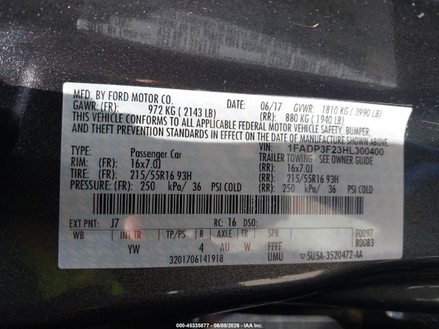 Ford Focus Se
