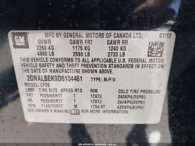 Chevrolet Equinox Ls