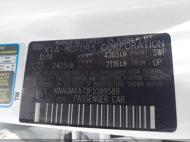 Kia Optima Lx
