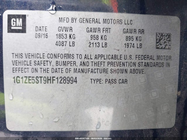 Chevrolet Malibu 1lt