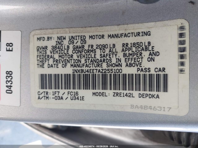 Toyota Corolla Le