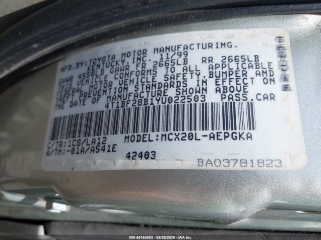 Toyota Avalon Xls