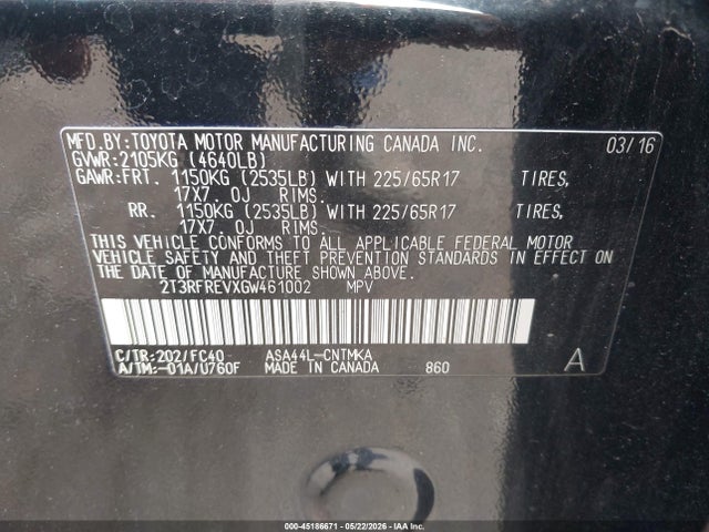 Toyota RAV4 Xle