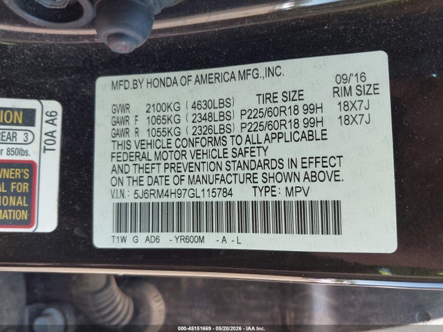 Honda CR-V Touring