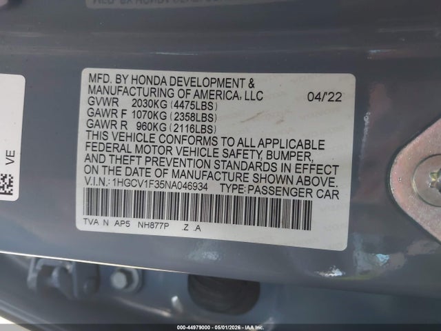 Honda Accord Sport