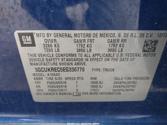 Chevrolet Silverado 1500 1lt
