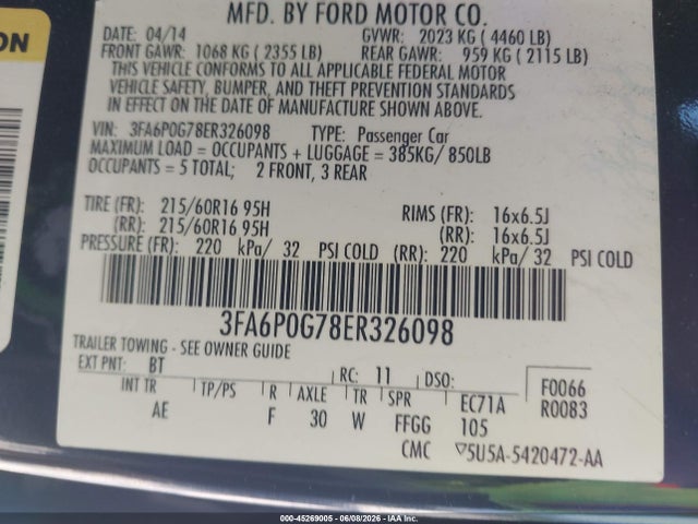 Ford Fusion S