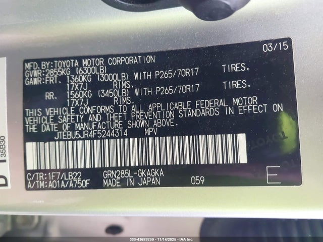 Toyota 4Runner Sr5 Premium
