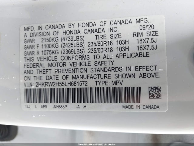 Honda CR-V Awd Ex