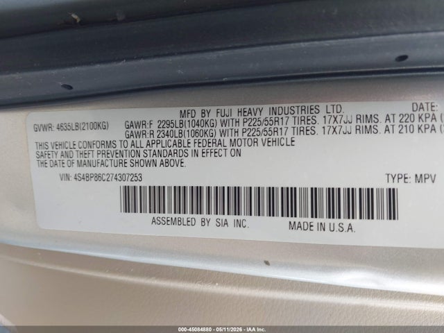 Subaru Outback 3.0r L.l. Bean Edition