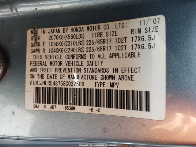 Honda CR-V Ex-l