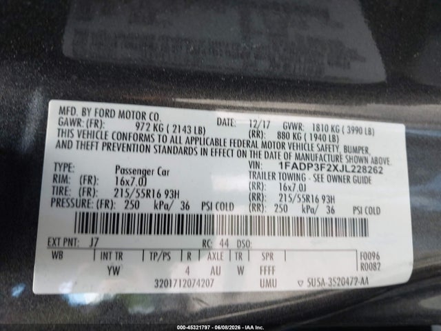 Ford Focus Se