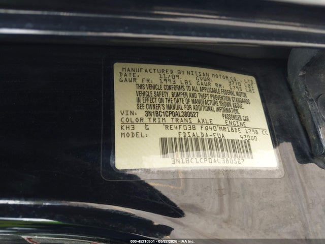 Nissan Versa 1.8s