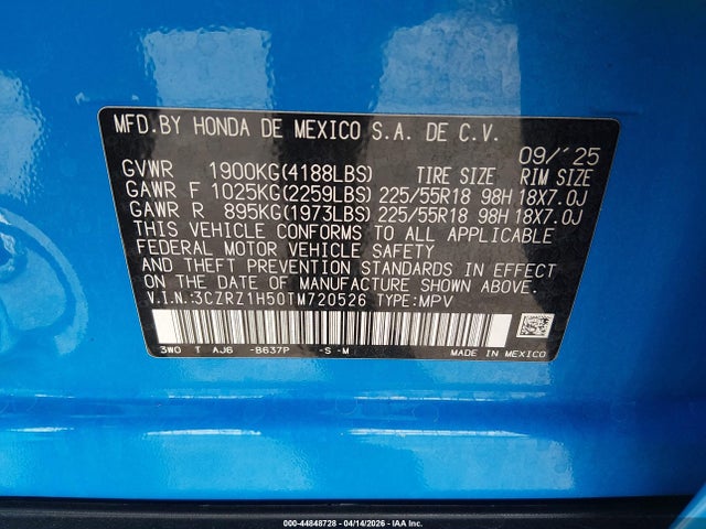 Honda HR-V 2wd Sport